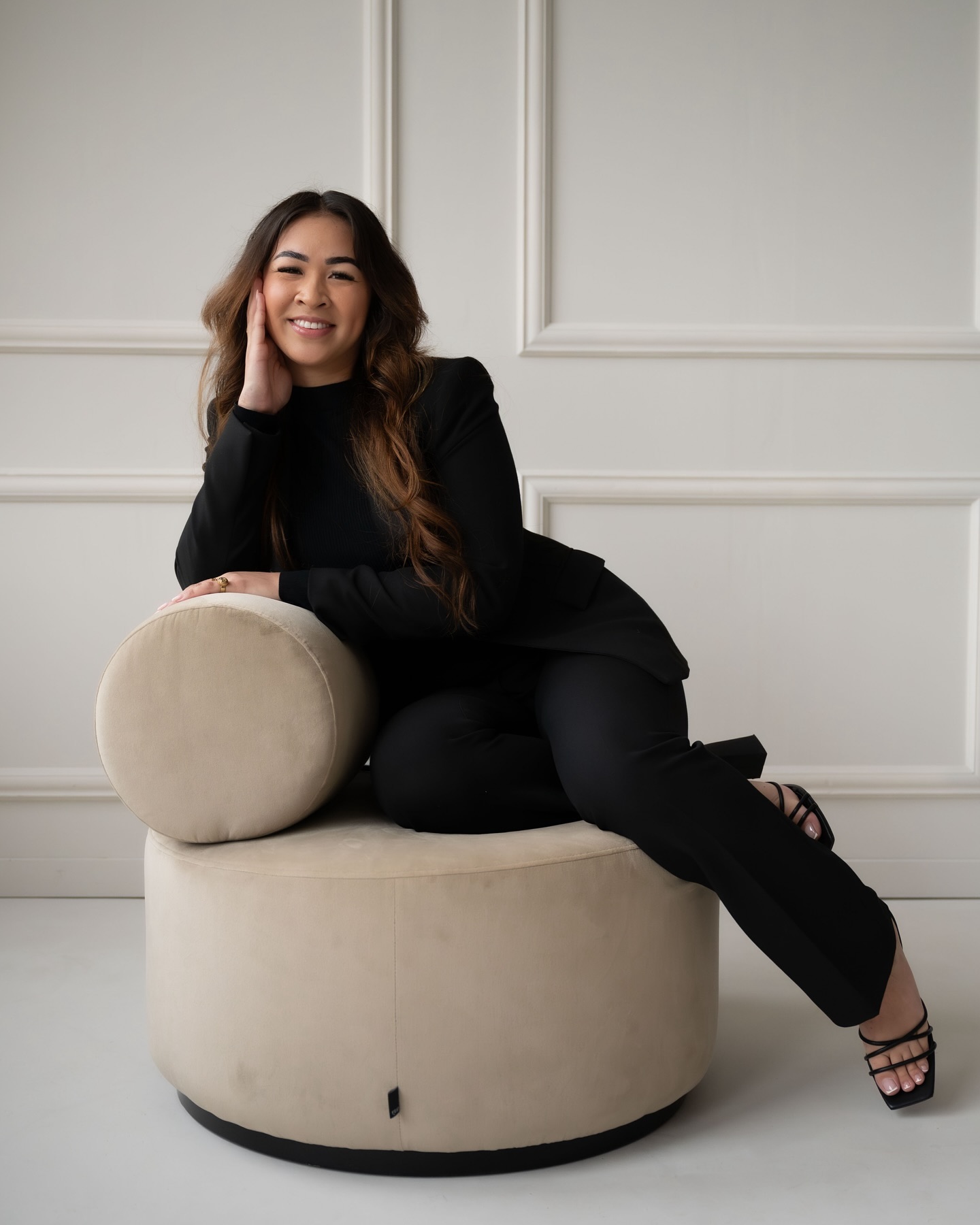 Portret uit de branding shoot van de salon